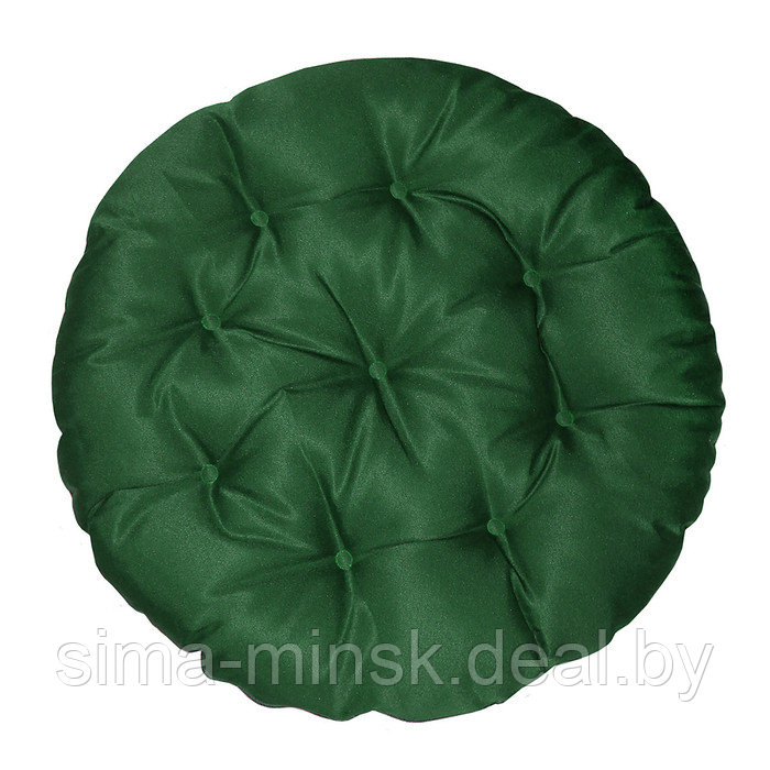 Подушка круглая на кресло непромокаемая D60 см, цвет ярко-зел файберфлекс, грета20%, пэ80% - фото 2 - id-p226802117