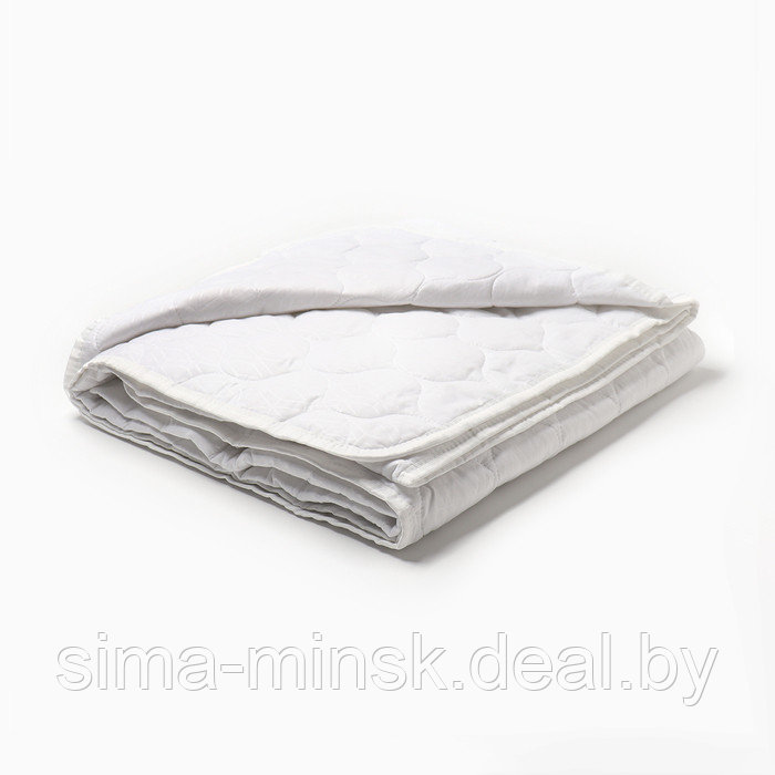 Одеяло Бамбук 140х205 см, белый, микрофибра, 150 г/м, пэ 100% - фото 4 - id-p226802156