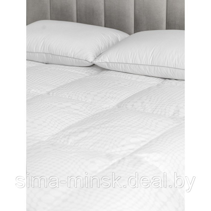 Одеяло сверхлёгкое пуховое Charlotte, размер 140х205 см, цвет серый - фото 3 - id-p226802165