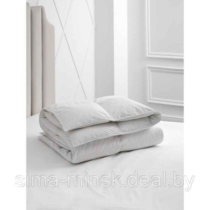 Одеяло сверхлёгкое пуховое Charlotte, размер 140х205 см, цвет серый - фото 4 - id-p226802165