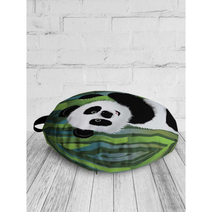 Подушка сидушка «Счастливая панда», декоративная, d = 52 см - фото 2 - id-p226802608