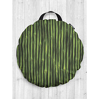 Подушка сидушка «Бамбуковые стебли», декоративная, d = 52 см