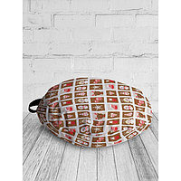 Подушка сидушка «Новогодняя печенька», декоративная, d = 52 см