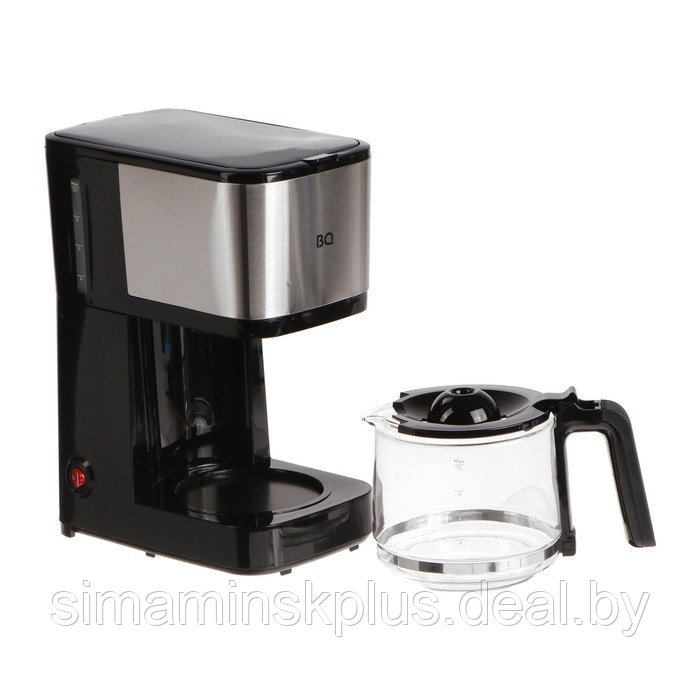 Кофеварка BQ CM2007, капельная, 750 Вт, 1.25 л, чёрно-серебристая - фото 3 - id-p226803054
