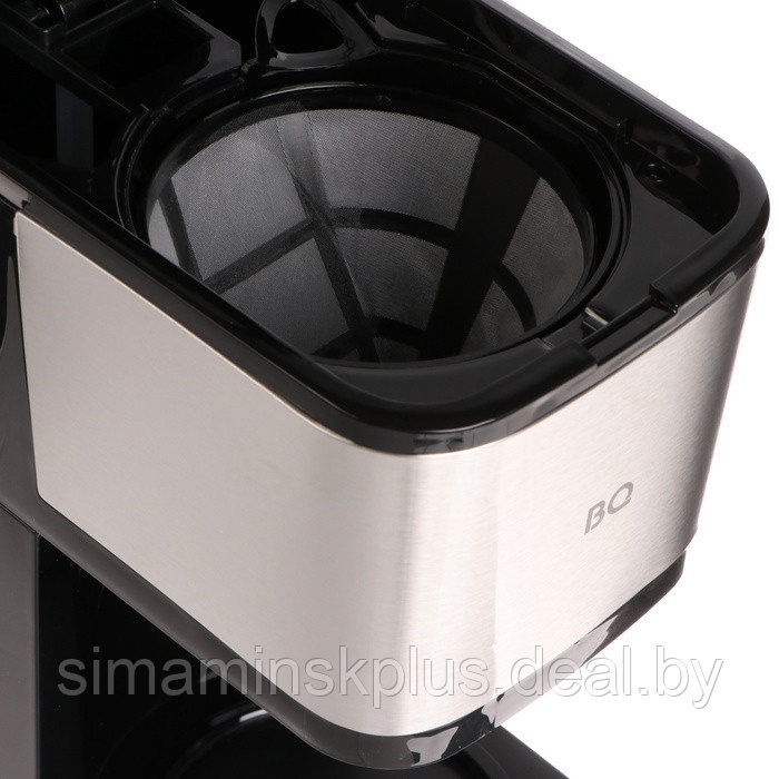 Кофеварка BQ CM2007, капельная, 750 Вт, 1.25 л, чёрно-серебристая - фото 4 - id-p226803054