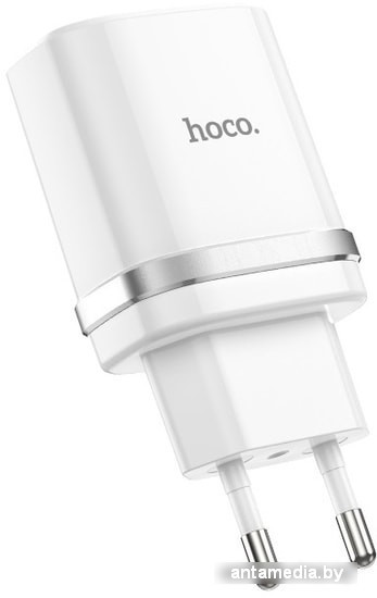 Сетевое зарядное Hoco C12Q Smart (белый) - фото 1 - id-p226803567
