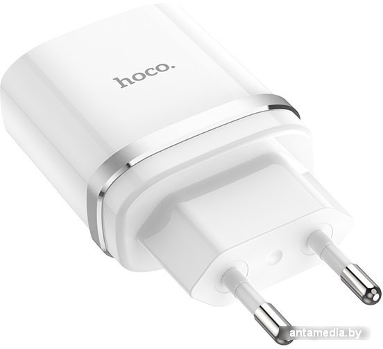 Сетевое зарядное Hoco C12Q Smart (белый) - фото 3 - id-p226803567