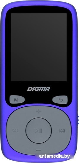MP3 плеер Digma B4 8GB (синий) - фото 2 - id-p226803597