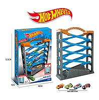 Гоночный спуск "Hot Wheels" + 2 машинки, аналог