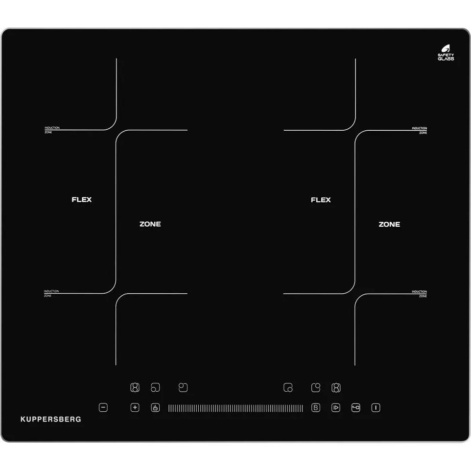Варочная панель KUPPERSBERG ICS 622 R Индукция, 60 см, 4 конфорки, черный цвет - фото 1 - id-p226811082