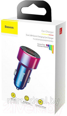 Зарядное устройство автомобильное Baseus CCMLC20A-09 - фото 3 - id-p226813510