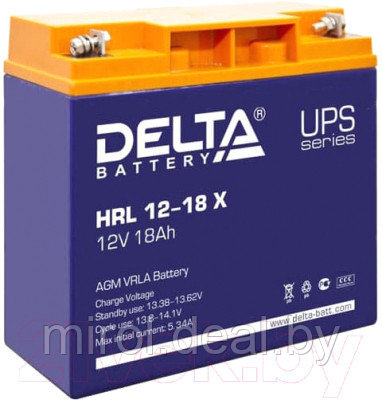 Батарея для ИБП DELTA HRL 12-18 X - фото 1 - id-p226816212