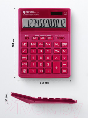 Калькулятор Eleven SDC-444X-PK - фото 8 - id-p226817675