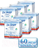 Набор пеленок одноразовых детских Dr.Skipp Dry Line впитывающие 60x60