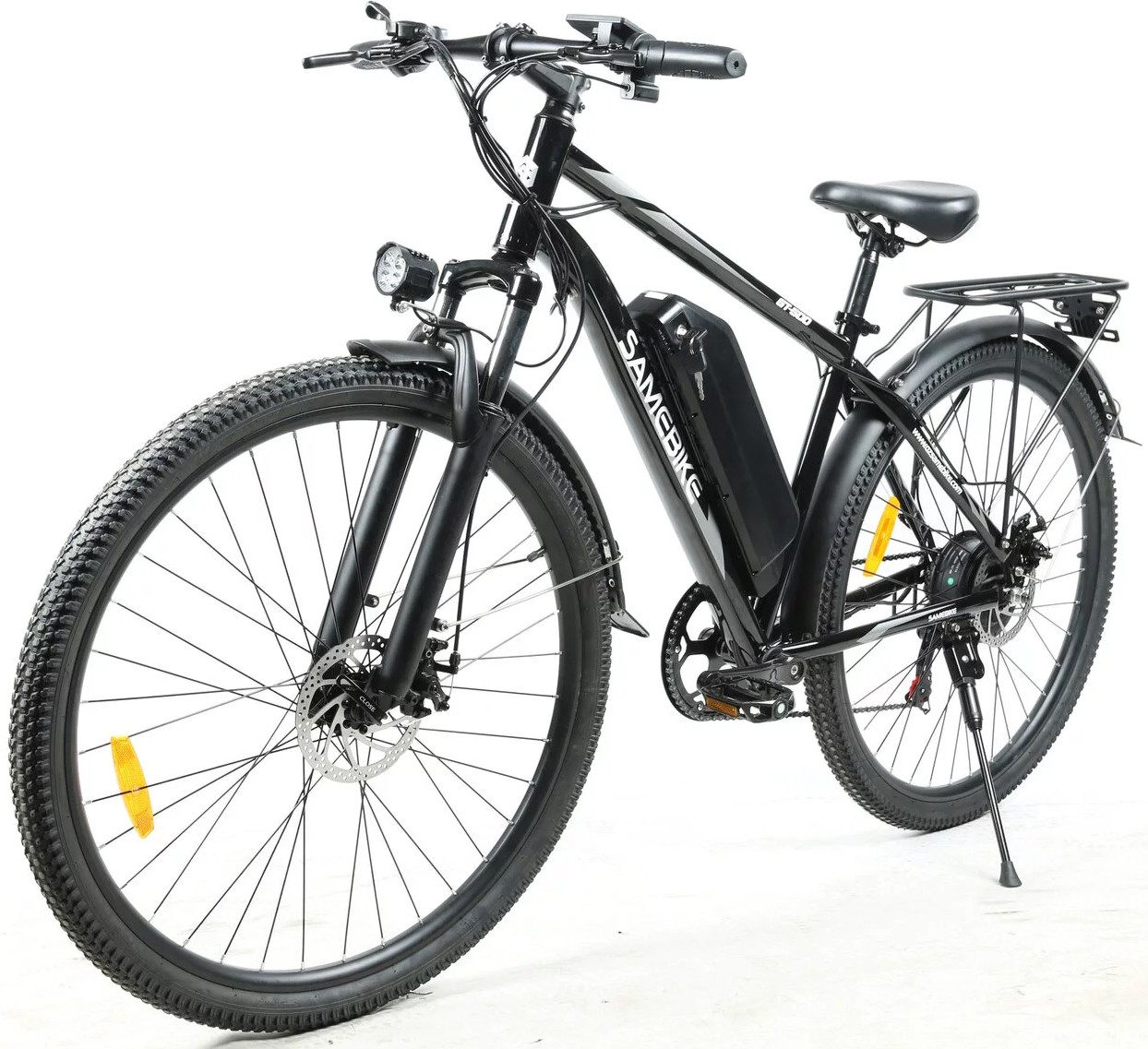 Электровелосипед SameBike GT-500 черный - фото 1 - id-p226820060