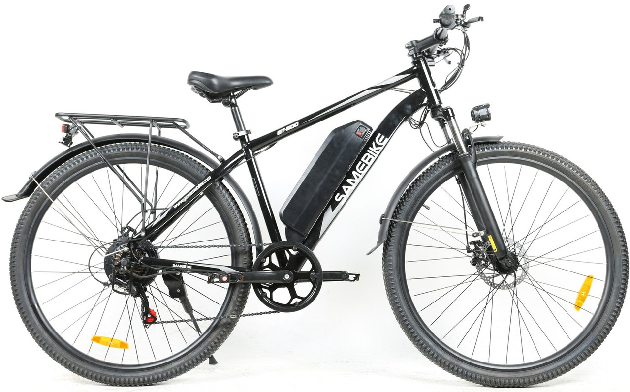 Электровелосипед SameBike GT-500 черный - фото 10 - id-p226820060