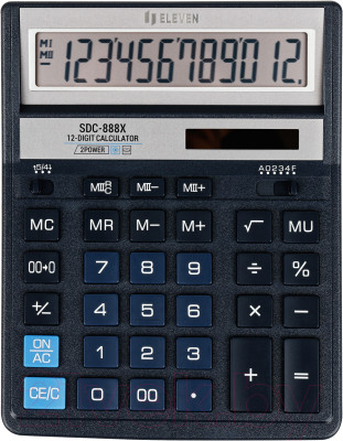 Калькулятор Eleven SDC-888X-BL - фото 2 - id-p226819669