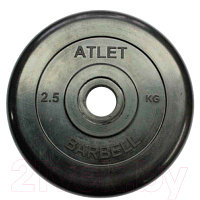 Диск для штанги MB Barbell Atlet d26мм 2.5кг