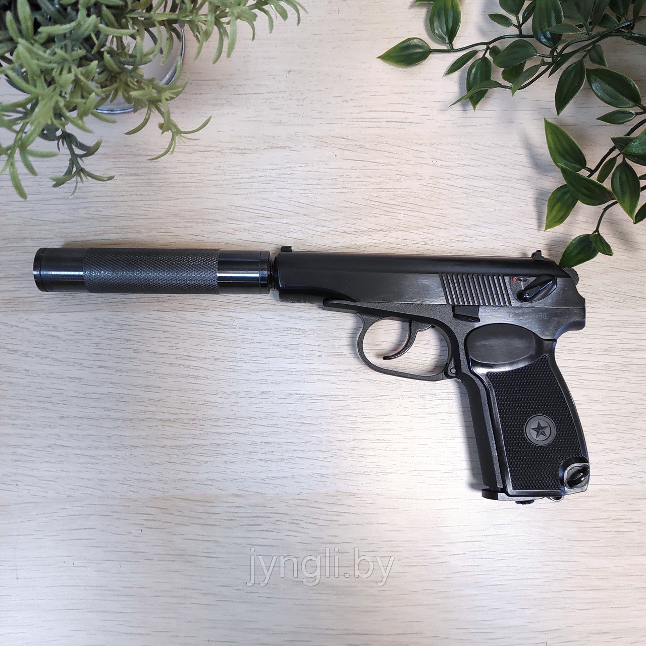Пневматический пистолет МР-654К-32-1 4,5 мм с удлинителем