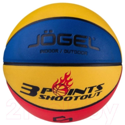 Баскетбольный мяч Jogel Streets 3 Points / BC21 - фото 1 - id-p226821896