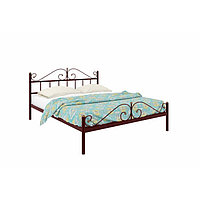 Кровать «Диана Плюс»,1400×2000 мм, металл, цвет коричневый