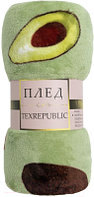 Плед TexRepublic Absolute Авокадо Фланель 150x200 / 32636