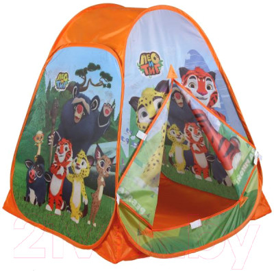 Детская игровая палатка Играем вместе Лео и Тиг / GFA-LEOTIG01-R - фото 1 - id-p226826845