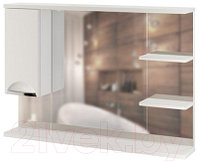 Шкаф с зеркалом для ванной Mixline Этьен 100 L 540873