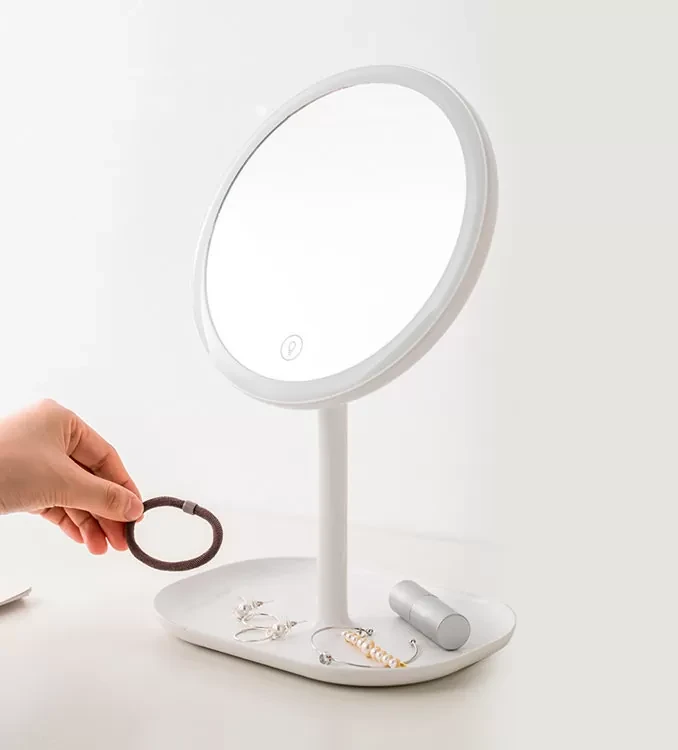 Зеркало Jordan & Judy LED Makeup Mirror с подсветкой Белое - фото 6 - id-p226738267