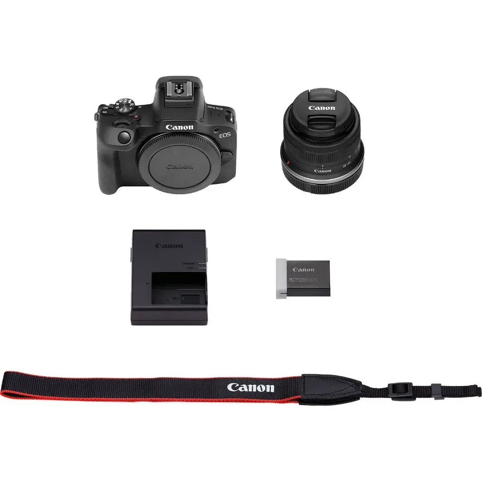 Беззеркальная камера Canon EOS R100 Kit (+ RF-S 18-45mm f/4.5-6.3 IS STM) - фото 7 - id-p226743297