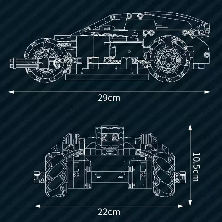 Конструктор Mould King 15052 RC Desert Storm - фото 6 - id-p226738308