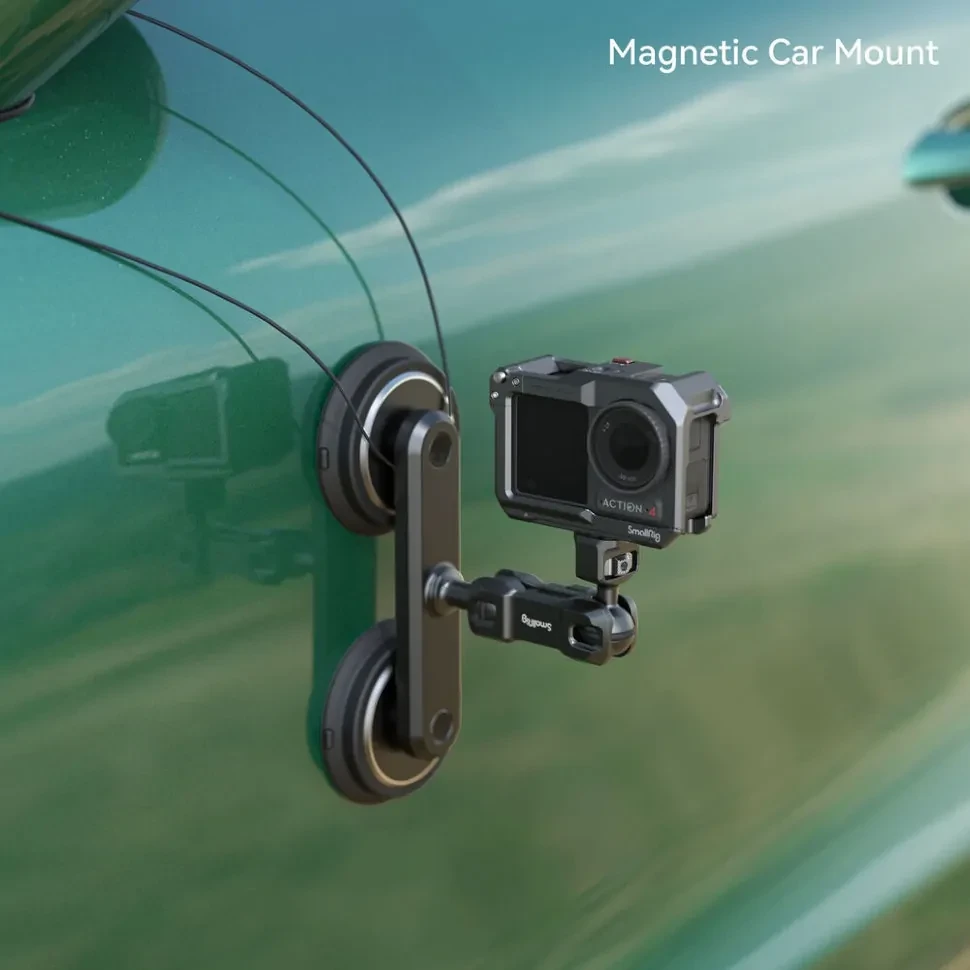 Magic arm с магнитной присоской SmallRig 4467 Dual Suction Cup для экшн-камеры - фото 5 - id-p226743356