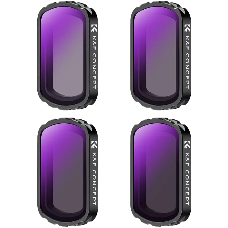 Комплект светофильтров K&F Concept ND для DJI Osmo Pocket 3 (4шт) - фото 1 - id-p226743362