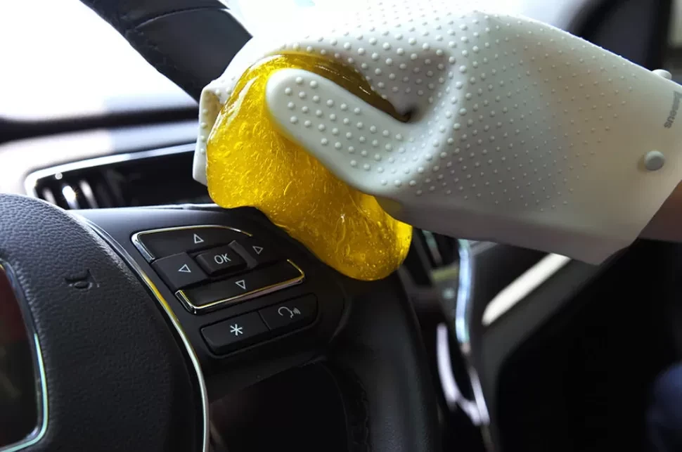 Набор для чистки Baseus Car cleaning kit Жёлтый - фото 5 - id-p226738350