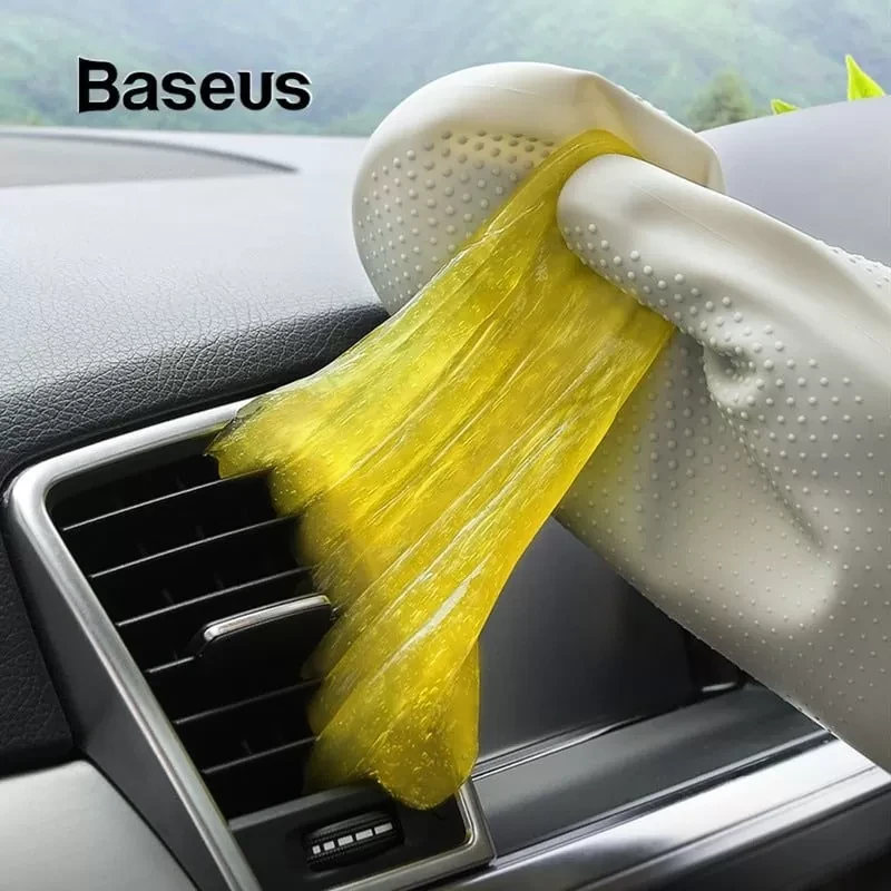 Набор для чистки Baseus Car cleaning kit Жёлтый - фото 7 - id-p226738350