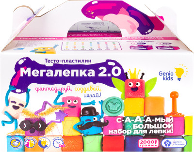 Набор для лепки Genio Kids Мегалепка 2.0 / TA2010 - фото 2 - id-p226830813