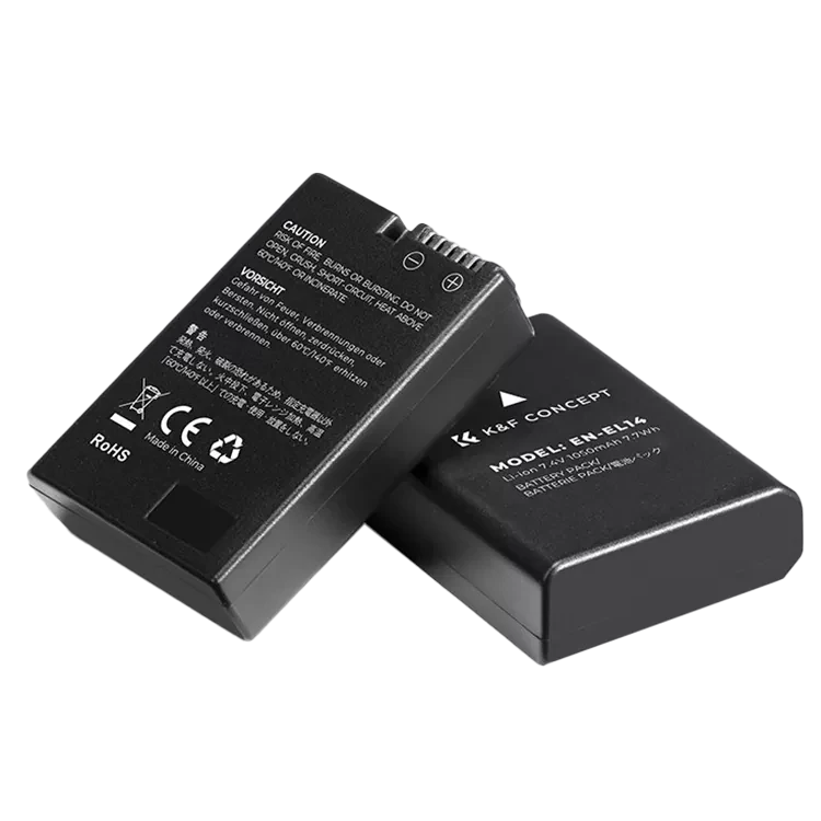 2 аккумулятора EN-EL14 + зарядное устройство K&F Concept KF28.0020 - фото 3 - id-p226743556
