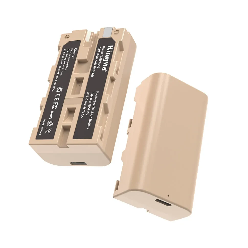 Аккумулятор Kingma NP-F550 2600mAh Type-C - фото 3 - id-p226743563