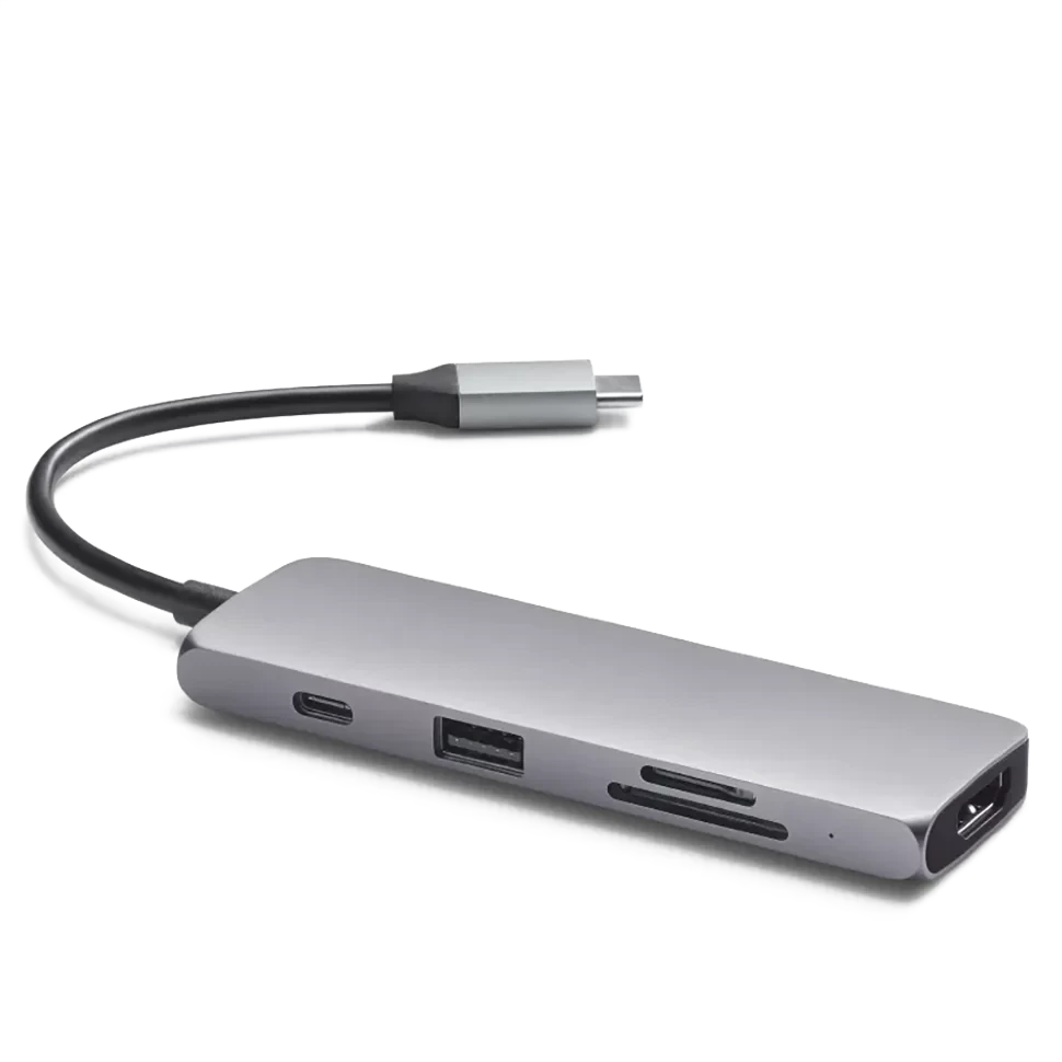 Хаб Satechi USB-C Multiport Pro Серый - фото 1 - id-p226741180