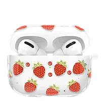 Чехол PQY Fruit для Apple Airpods Pro Strawberry