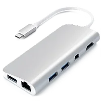 Хаб Satechi Type-C Multimedia Adapter Серебро