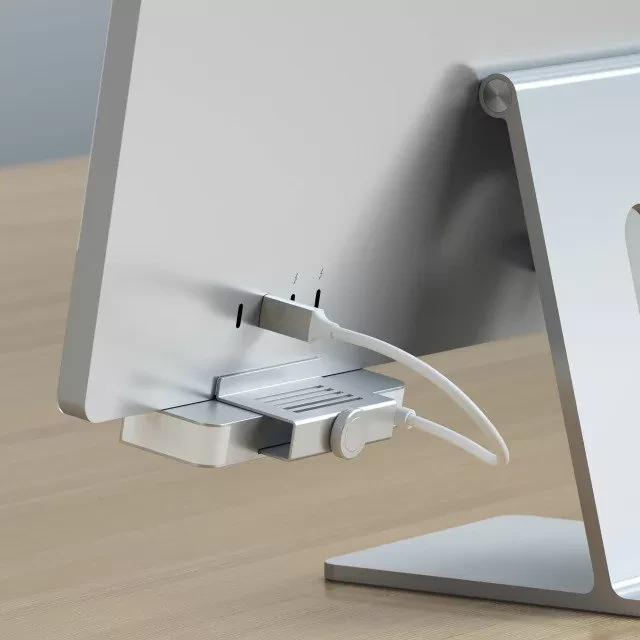 Хаб Satechi Aluminum USB-C Clamp Hub для iMac 24" Синий - фото 5 - id-p226741201