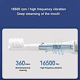 Электрическая зубная щетка Xiaomi Mijia Sonic Electric Toothbrush T100 Белая, фото 10