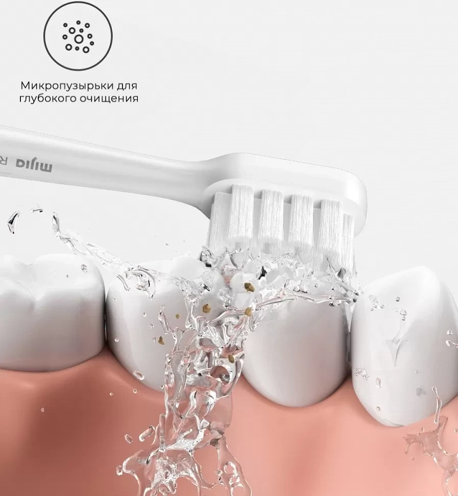 Электрическая зубная щетка Xiaomi Mijia Sonic Electric Toothbrush T200 Голубая - фото 3 - id-p226738591