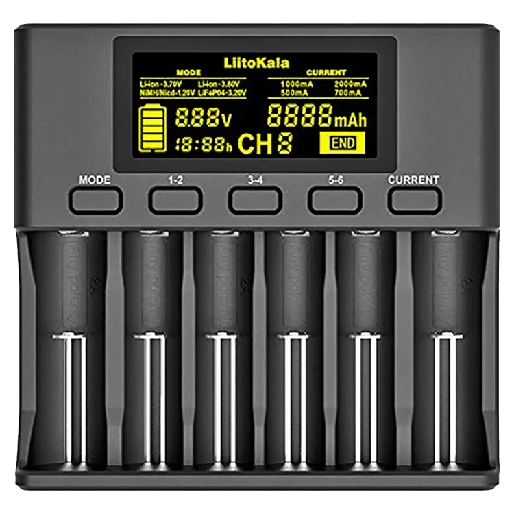 Зарядное устройство Liitokala Lii-S6 EU - фото 1 - id-p226741435