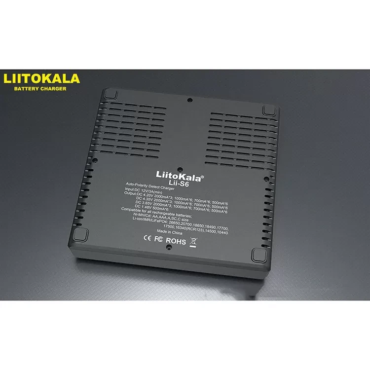 Зарядное устройство Liitokala Lii-S6 EU - фото 7 - id-p226741435