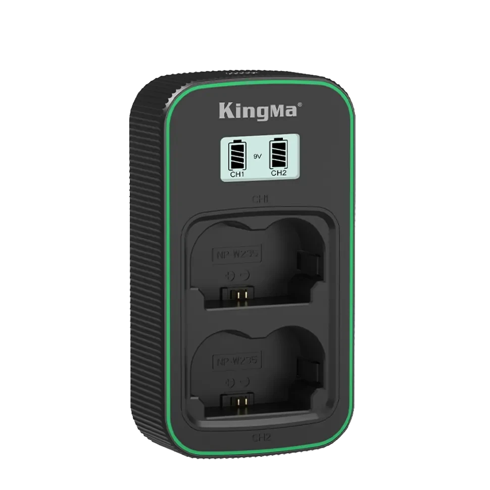 Зарядное устройство Kingma PD3.0 Dual Battery Charger для NP-W235 - фото 1 - id-p226743697