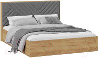 Двуспальная кровать ТриЯ Хилтон универсальная тип 1 и заглушиной 160x200