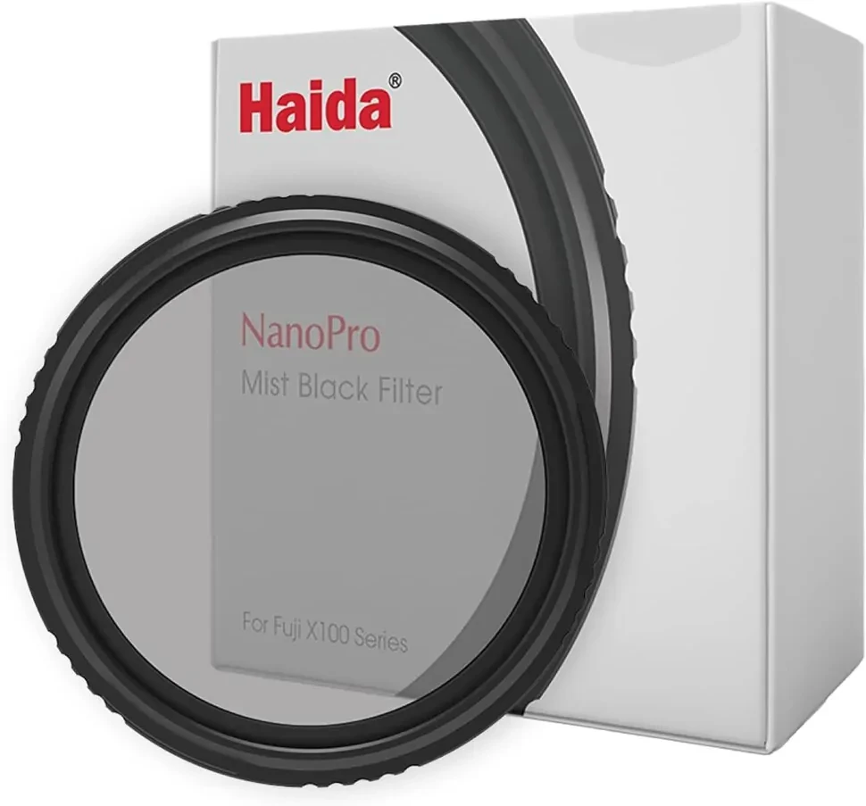 Светофильтр Haida NanoPro Mist Black 1/4 для Fujifilm X100 series Серебро - фото 7 - id-p226745408