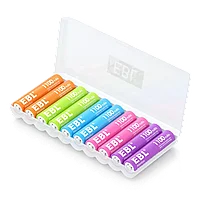 Комплект аккумуляторных батарей EBL Rainbow AAA 1100mAh (10шт)